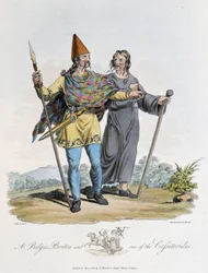 Hollænder og kriger - i »Keltere og gotere, skikke blandt indbyggerne på De Britiske Øer i begyndelsen af det 6. århundrede og blandt de gotiske nationer på Østersøens vestkyst« af S. R. Meyrick og Ch. Smith