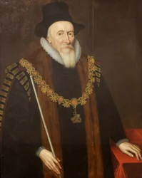 Earl of Dorset (olie på panel)