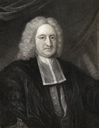 Edmond Halley (1656-1742) fra Gallery of Portraits, udgivet i 1833