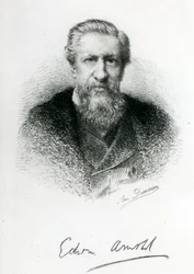 Edwin Arnold (1832-1904) (gravering)