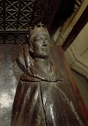 Billede af Henry V (1387-1422) (eg og polyesterharpiks)