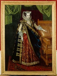 Elizabeth Home, grevinde af Suffolk (olie på lærred)