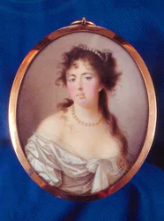Emma Hamilton (akvarel på vellum)