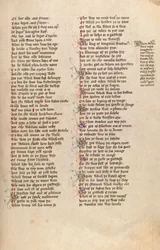 F98r fra Ms New Coll 266, De confessio amantis af John Gower (pen & blæk på vellum)