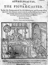 Frontispice to Astrologaster, or the Figure-Caster af John Melton, udgivet i 1620