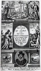 Frontispice til Francis Bacons The History of Life and Death, udgivet i 1638