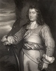 George Monck, graveret af W.T. Mote, fra "The National Portrait Gallery, Volume IV", udgivet ca. 1820 (litografi)