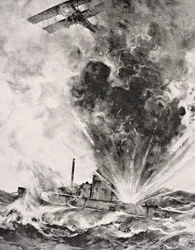 Tysk ubåd bombede og sænkede den 26. august 1915 fra 
