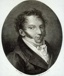 Gioacchino Antonio Rossini (1792-1868) (gravering)