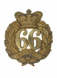 Glengarry-emblem, ca. 1874-81 (messing)