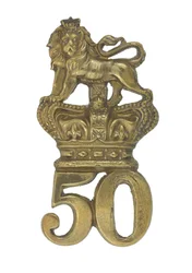 Glengarry-emblem, ca. 1874-81 (messing)