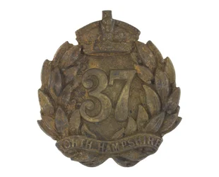 Glengarry badge, ca. 1874-81 (metal)