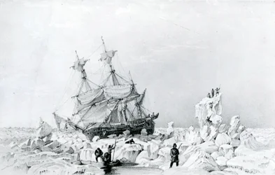 HMS Terror holdt på is