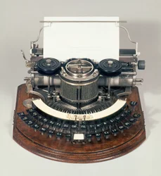 Hammond skrivemaskine, med det ideelle tastatur, ca. 1895