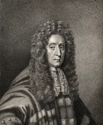 Henry Hare Lord Colerane, graveret af Bocquet, illustration fra 