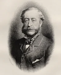 Henry Howard Molyneux Herbert, 4. jarl af Carnarvon, indgraveret af C. Laurie, fra 