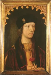 Henry VII (olie på panel)