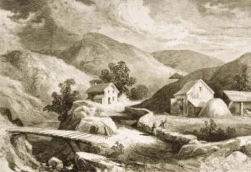 Hills of New England, ca. 1870, fra 