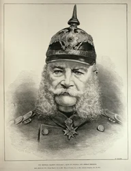 Hans kejserlige majestæt Vilhelm I (1797-1888), konge af Preussen og tysk kejser, fra "The Illustrated London News", graveret af R. Taylor, 19. marts 1887