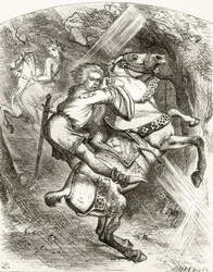 Illustration efter J. Tenniel til digtet 