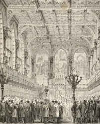 Interior of the House of Lords, fra 