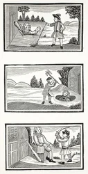 Jack and the Giants, illustration fra Chap-books of the Eighteenth Century af John Ashton, pub. 1882
