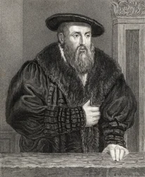 Johannes Kepler (1571-1630) fra Gallery of Portraits, udgivet i 1833