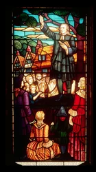 John Wesley (1703-91) Prædiker evangelierne i England, ca. 1890