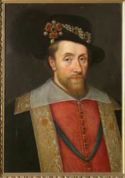 Kong James I af England og Skotland ... (maleri på lærred)