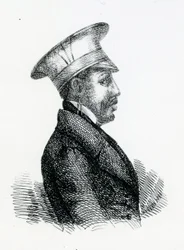 Kong Moshoeshoe I (ca. 1786-1870) (gravering)