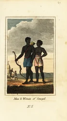 Mand og kvinde fra Senegal