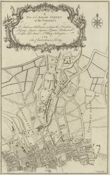 Kort over Islington, Clerkenwell, Holborn og Finsbury
