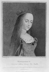 Margareta af Anjou, efter et gammelt billede i samlingen af den ærede jarl af Oxford, 1792