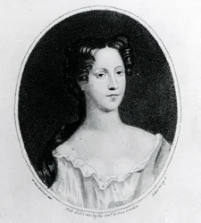 Mary Burwell, Robert Walpoles hustru, tryk lavet af W. Gardiner, 1802 (gravering)