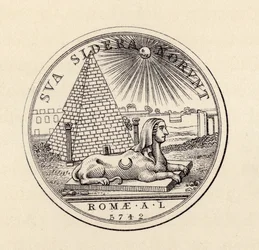 Frimurersegl, fra «The History of Freemasonry, bind III», udgivet af Thomas C. Jack, London, 1883