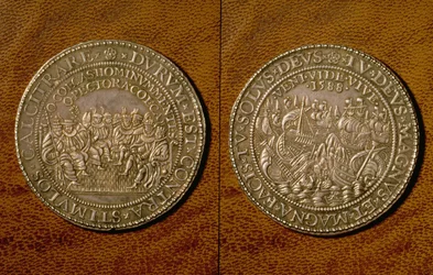 Medalje til minde om den spanske armadas nederlag, 1588 (sølv)