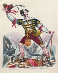 W. Harrison som Jose Speckbacher i kærlighedstesten, ca. 1840