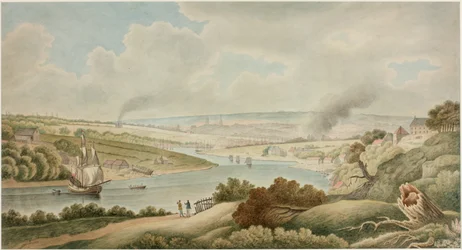 Newcastle upon Tyne fra øst