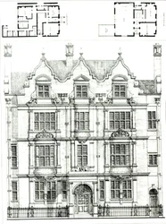 No.70 Ennismore Gardens, South Kensington, fra The Building News, 23. juli 1886