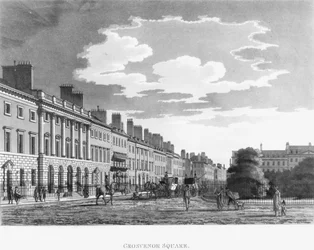 Nordsiden af Grosvenor Square, 1800
