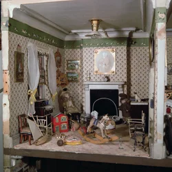Børnehave med legetøj fra Miss Miles House, 1890 (blandet medier)