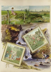 Side fra sen victoriansk scrapbog (multimedie)