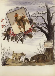 Side fra sen victoriansk scrapbog (multimedie)