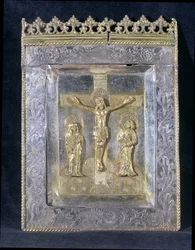 Pax, ca. 1500 (forgyldt træ)
