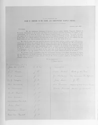 Andragende til direktørerne for London and North-Western Railway Company på vegne af en ansat afskediget på grund af svigtende syn, 1861
