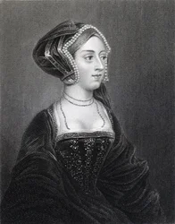 Portræt af Anne Boleyn (ca. 1507-36) fra 