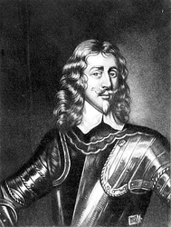 Portræt af Arthur Capel, Lord Capel af Hadham (ca. 1610-48) indgraveret af Richard Earlom (1743-1822) og Charles Turner (ca. 1773-1857) (mezzotint)