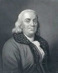 Portræt af Benjamin Franklin, ca. 1833