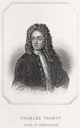 Portræt af Charles Talbot, hertug af Shrewsbury, 1835