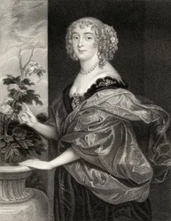 Portræt af Dorothy Sidney, grevinde af Sunderland, fra Lodges British Portraits, 1823